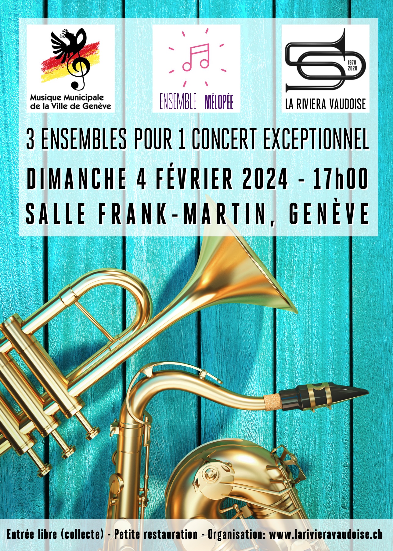Musique Municipale de Genève, Ensemble Mélopée, La Riviera Vaudoise