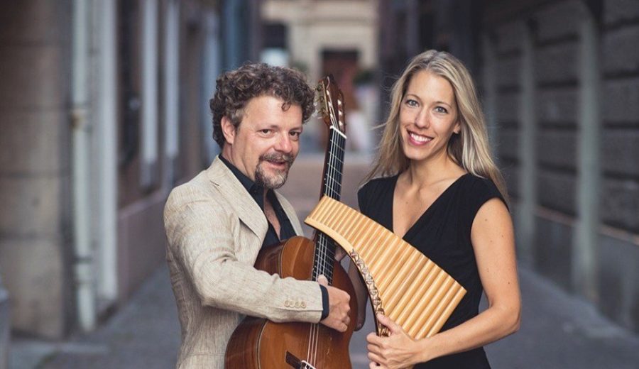 Flûte de Pan et guitare