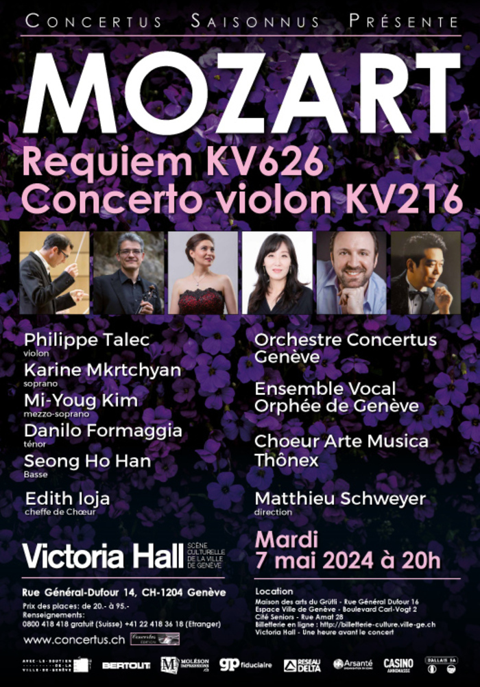 Orchestre Concertus, Ensemble Vocal Orphée et Chœur Arte Musica