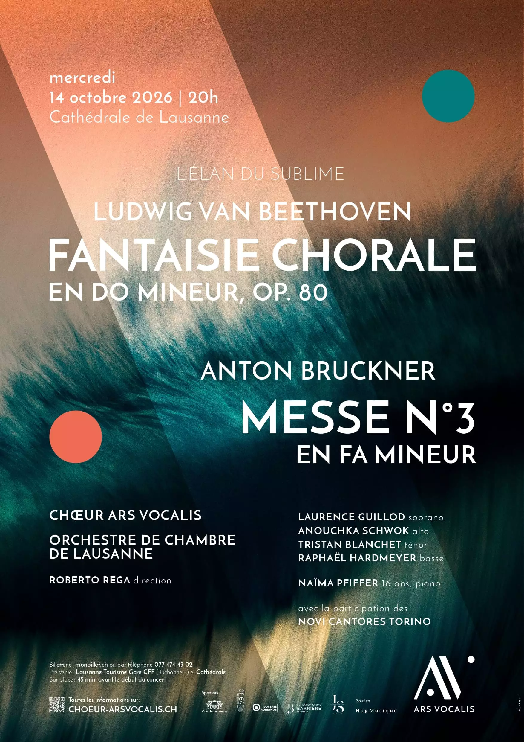 Orchestre de Chambre de Lausanne et le Chœur Ars Vocalis