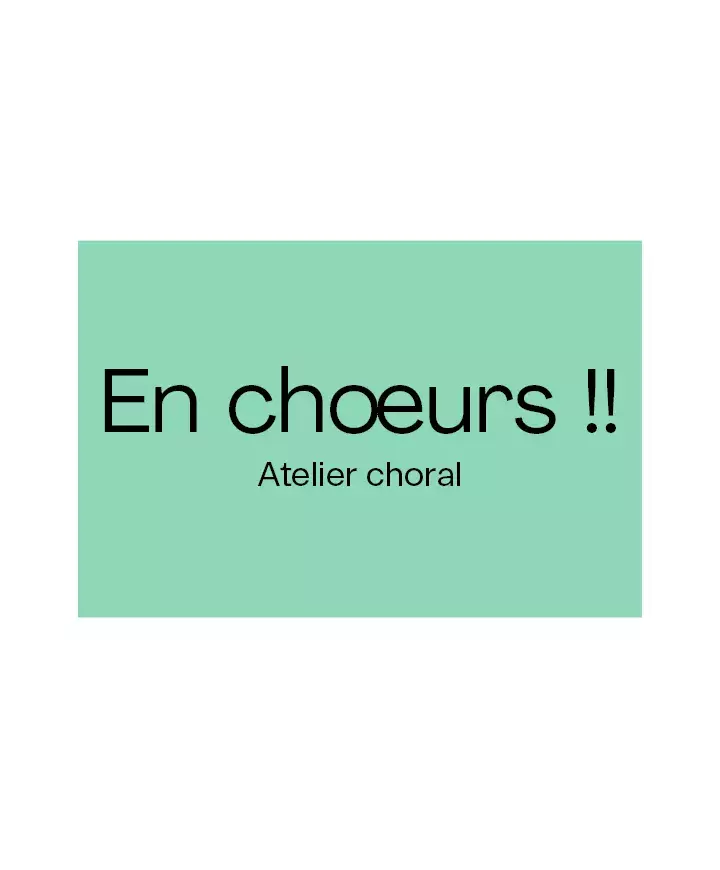 En choeurs!!