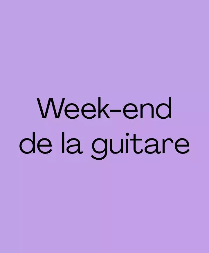 Week-end de la guitare