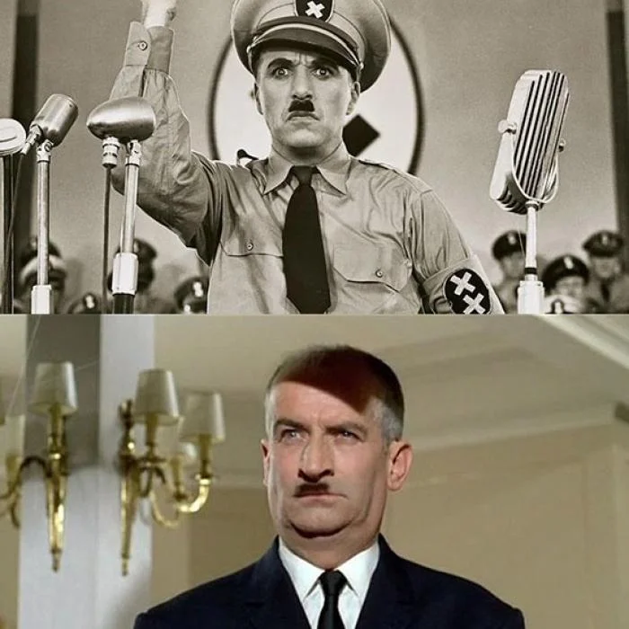 Charlie Chaplin et Louis de Funès: Le Geste et la Parole
