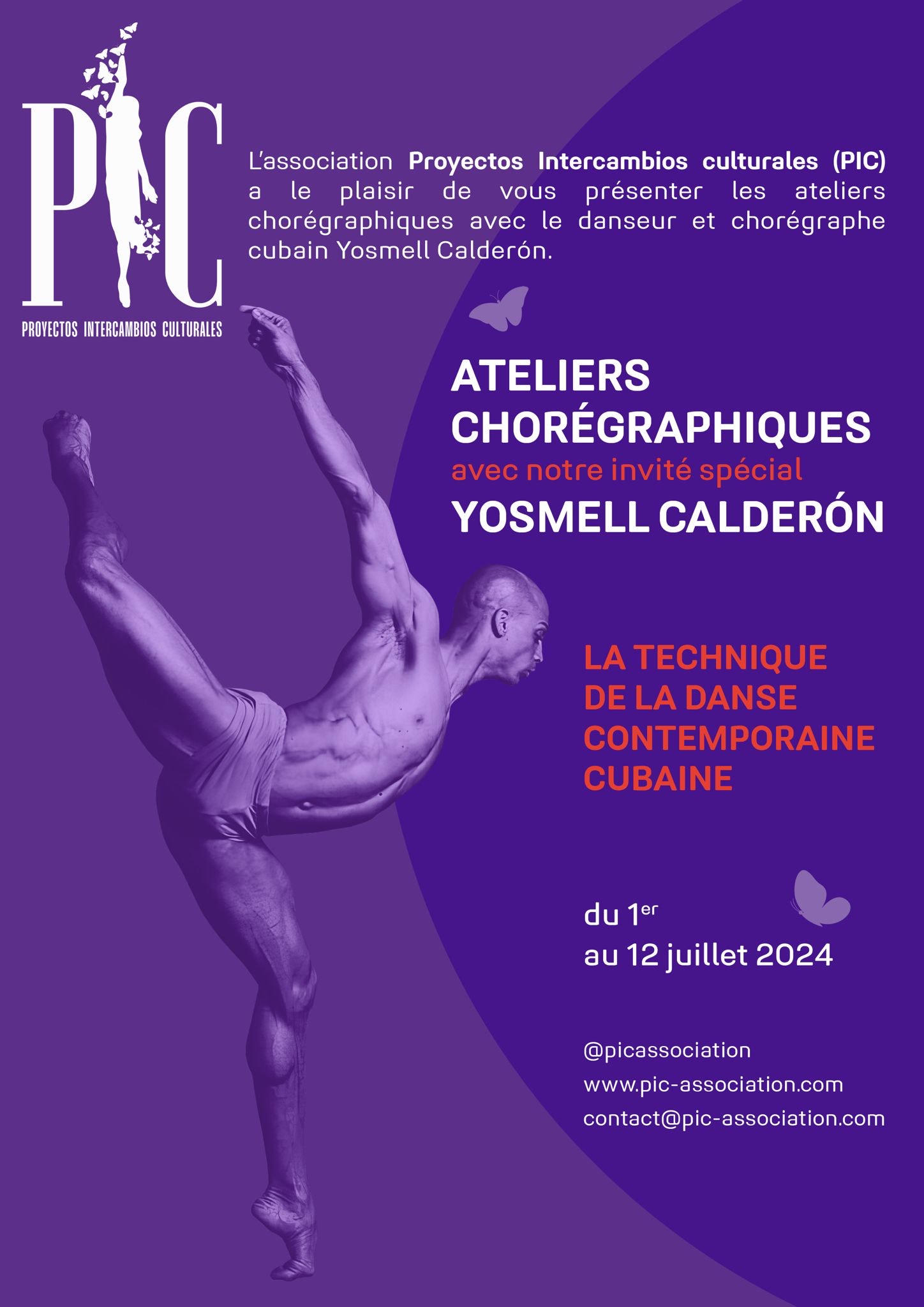 Ateliers chorégraphiques avec Yosmell Calderón