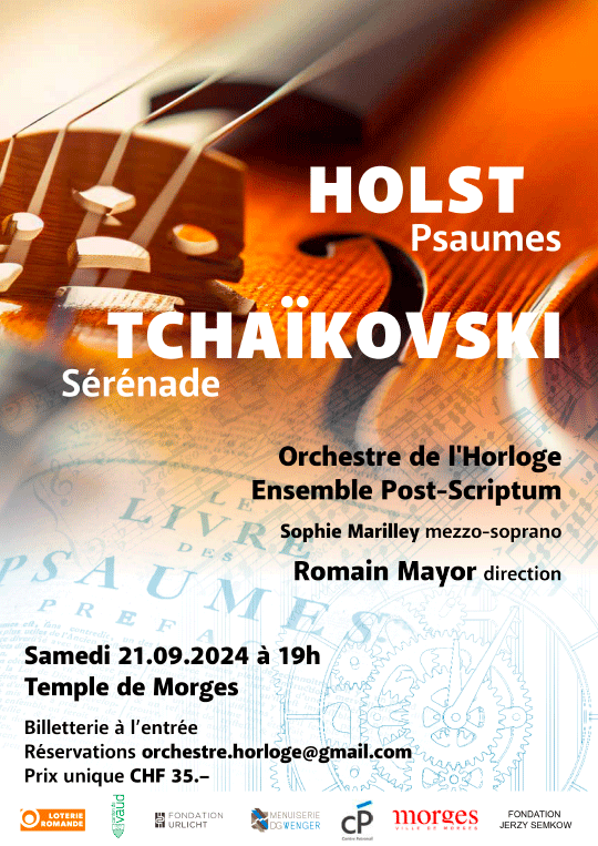 Concert anniversaire Gustave Holst
