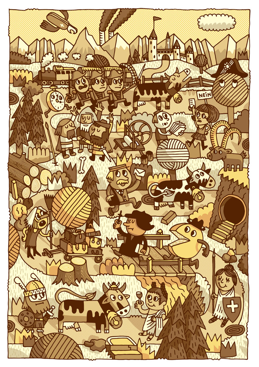 Les prodigieuses histoires de Sophos et Bravus en Helvétie - Chapitre 1