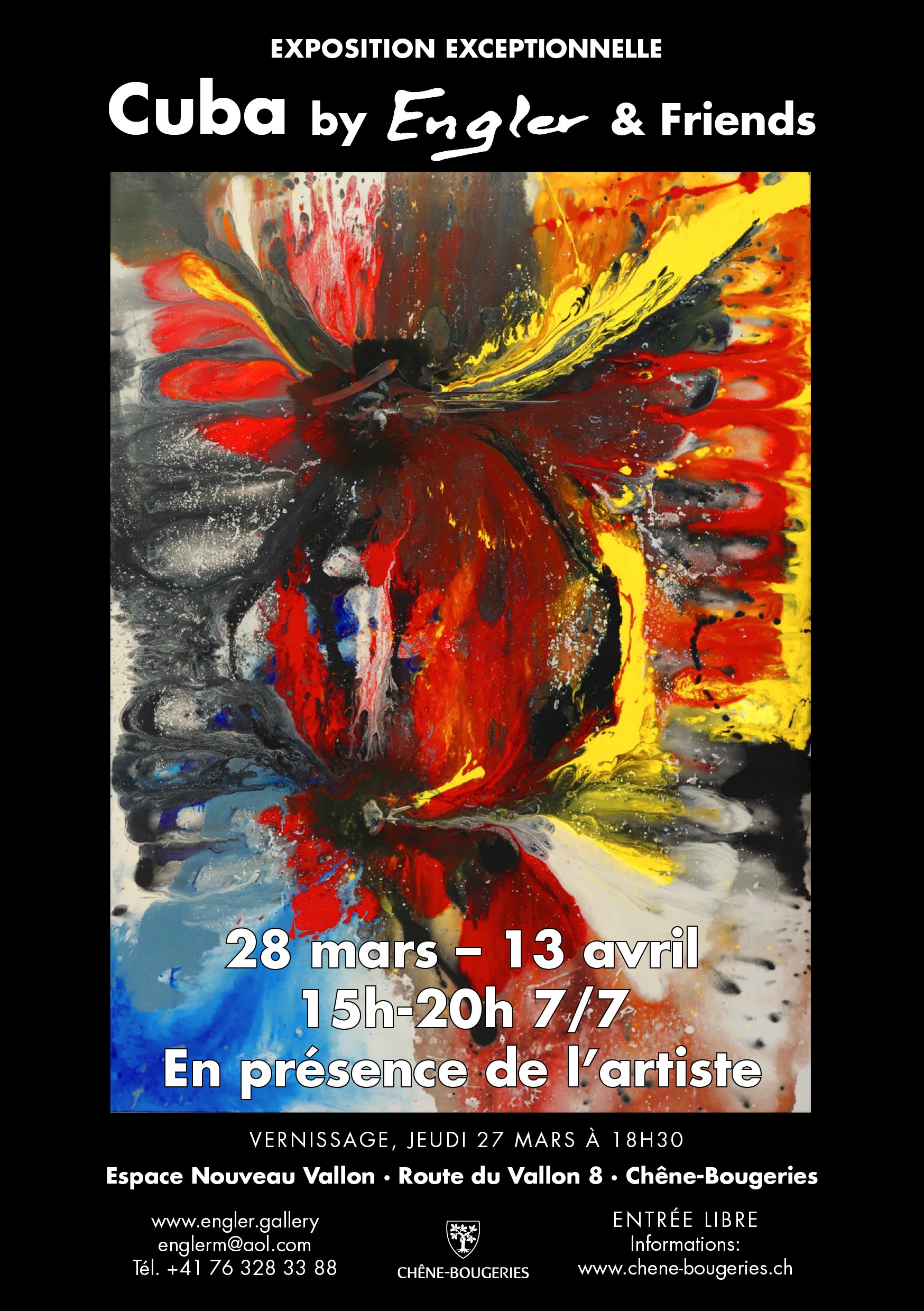 Vernissage de l'expo "Cuba by Engler & Friends"