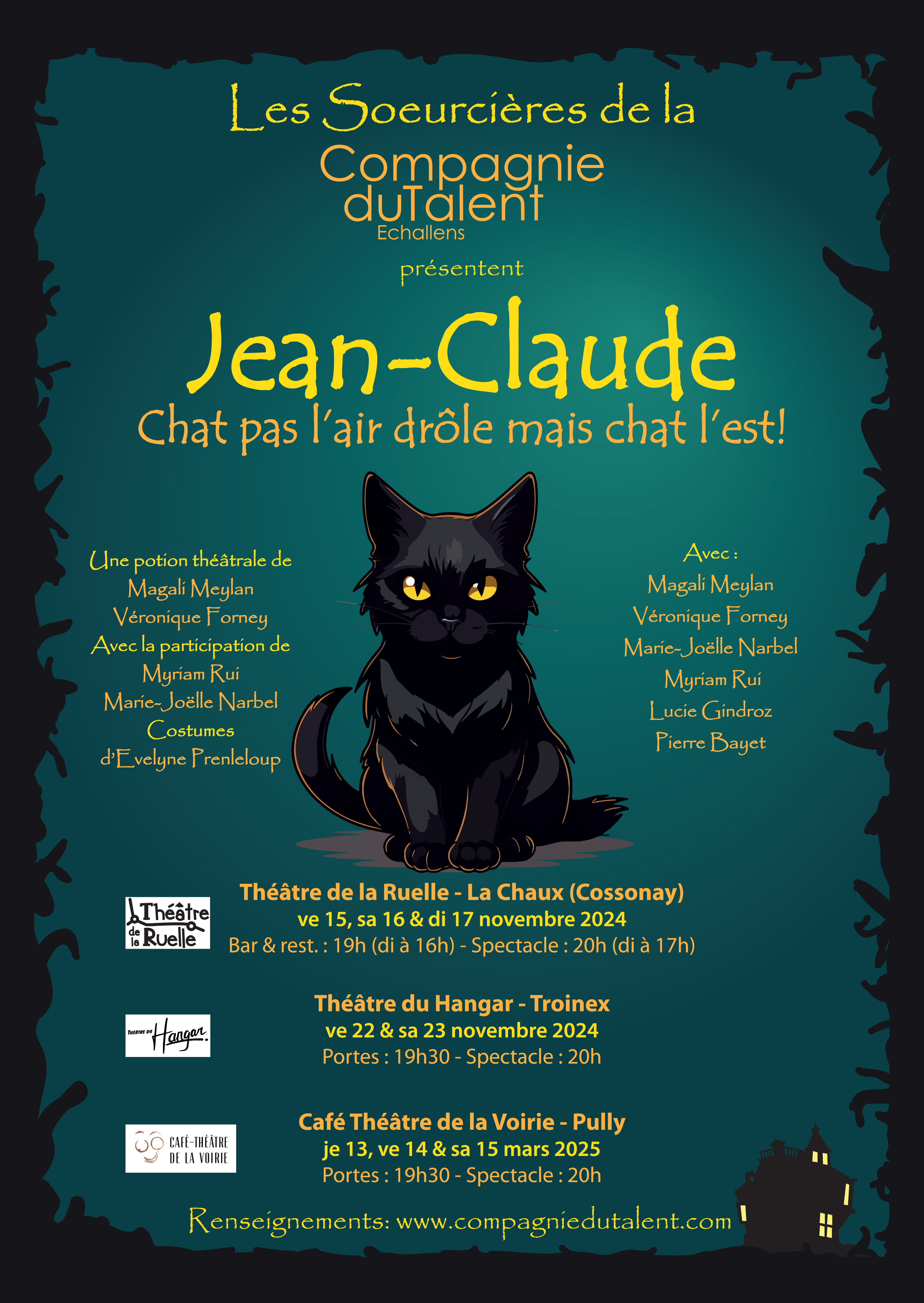 Jean-Claude "Chat pas l'air drôle mais chat l'est!"