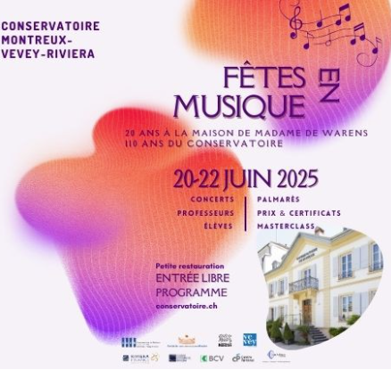 Fête de la musique au Conservatoire Montreux-Vevey-Riviera