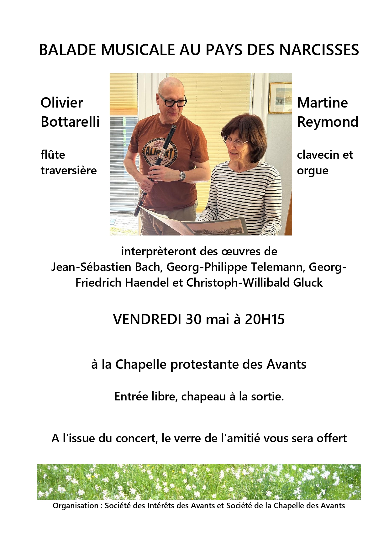 Balade musicale au pays des narcisses