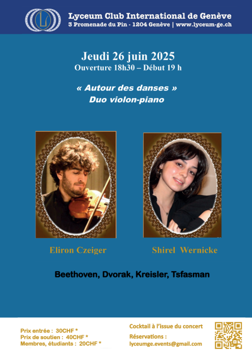 Autour des danses - Duo violon-piano