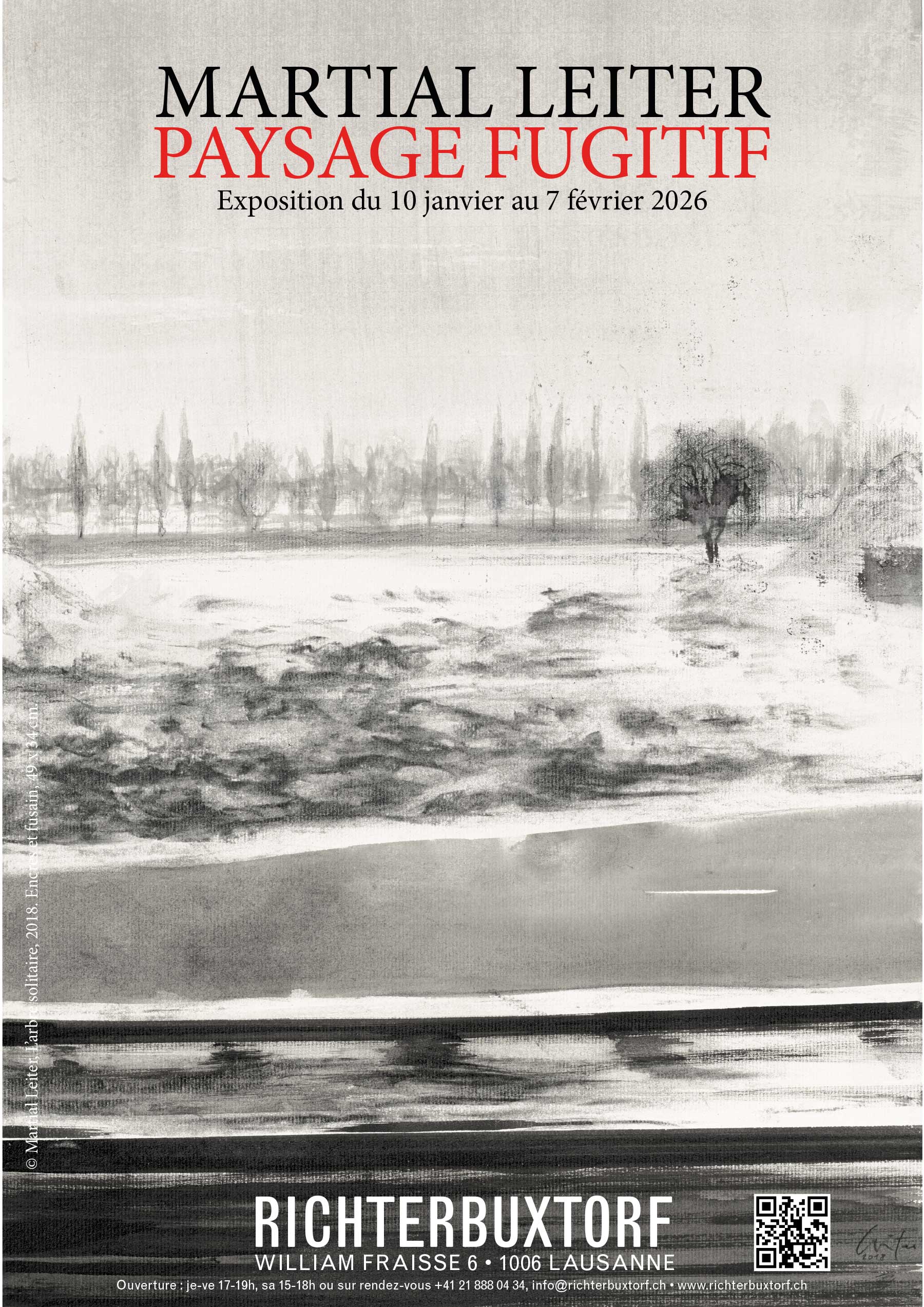 Martial Leiter - Paysage fugitif
