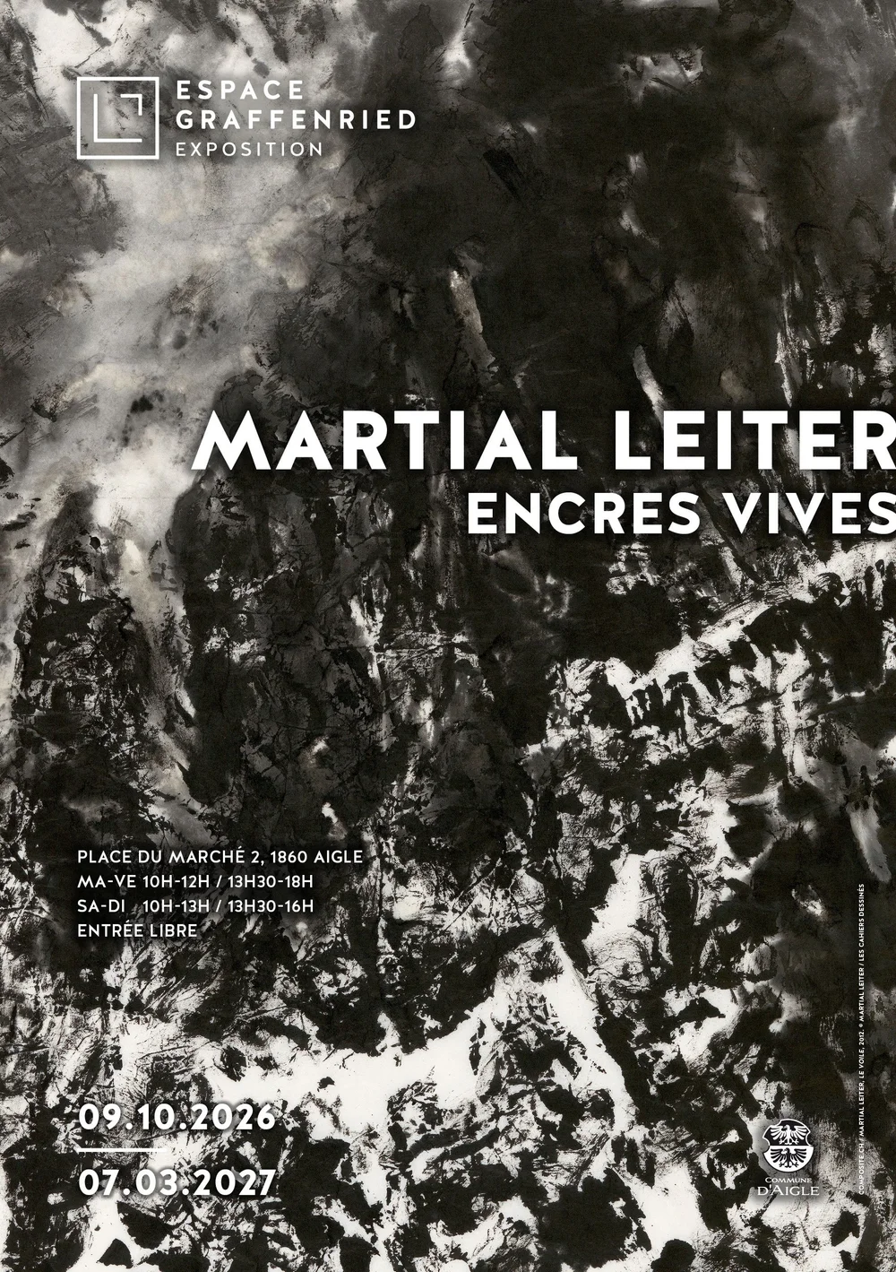 Vernissage des expositions de Martial Leiter et Cédric Raccio