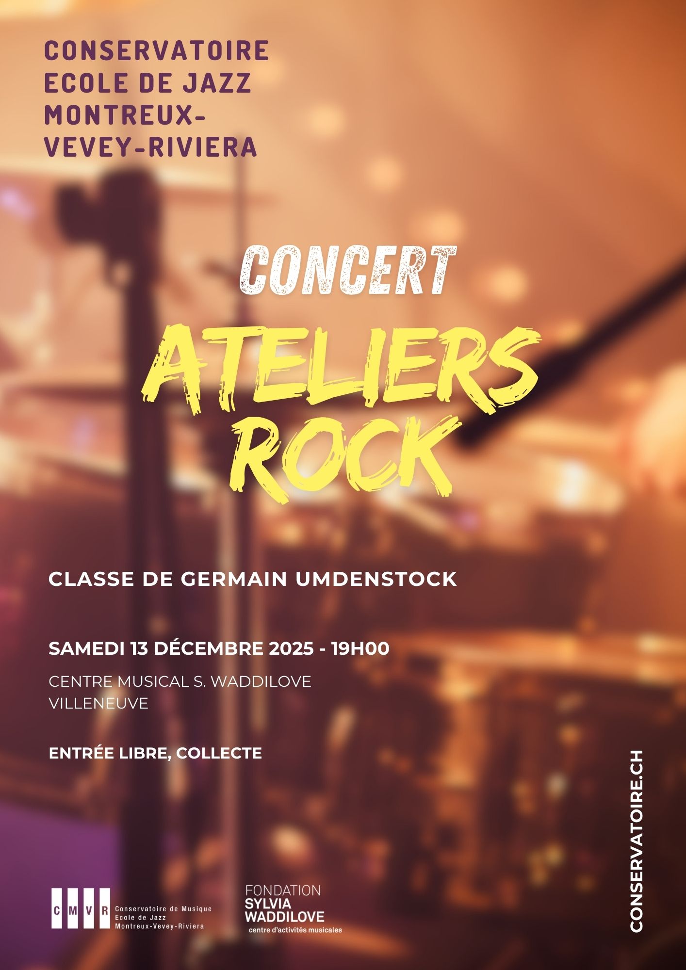 CMVR : Concert des Ateliers rock