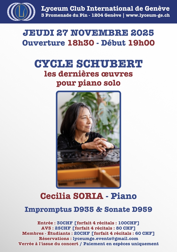 Cecilia Soria, piano