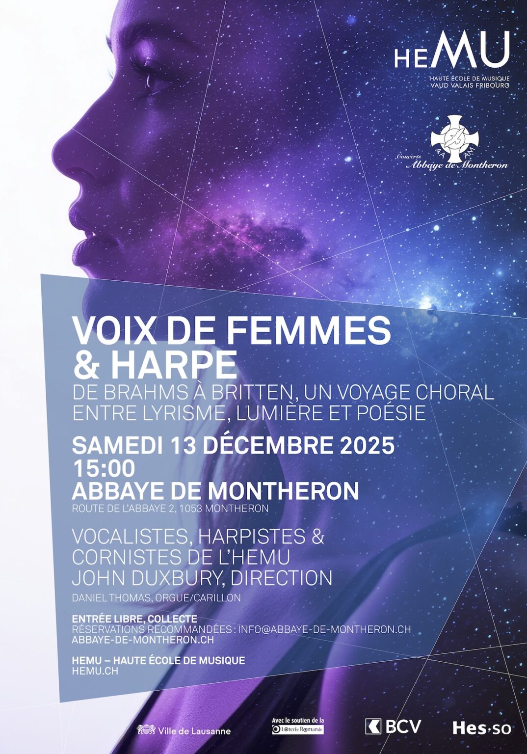 Voix de femmes et harpe