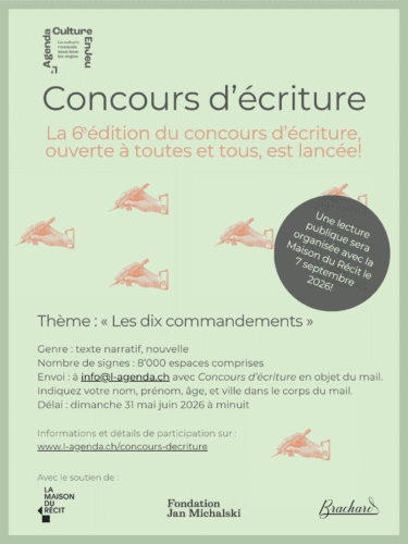 Concours d'écriture 2026