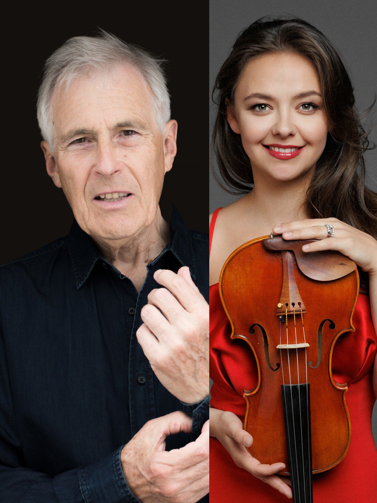 Alexandra Conunova et Christian Zacharias