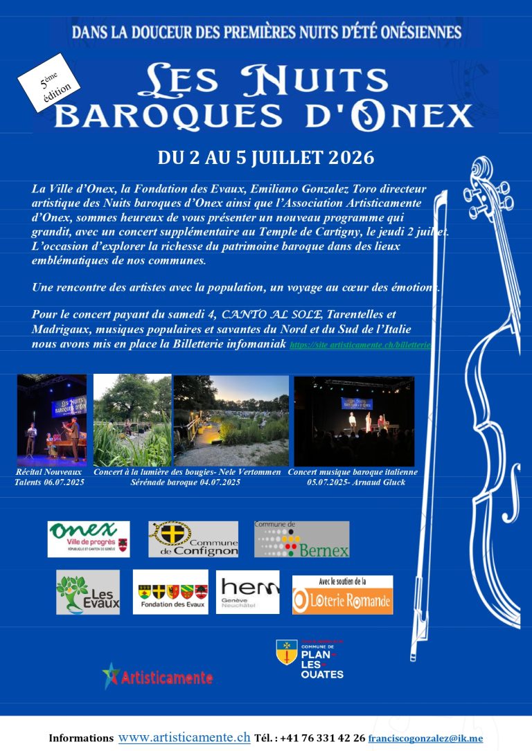 Nuits baroques d'Onex