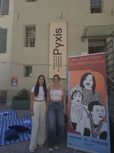 Sarah Gutierrez et Amélie Kolly, co-présidentes de l'association Sujettes