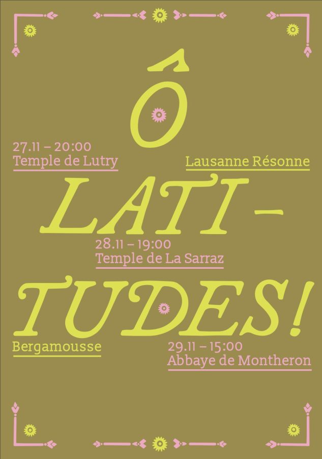 Ô Latitudes !